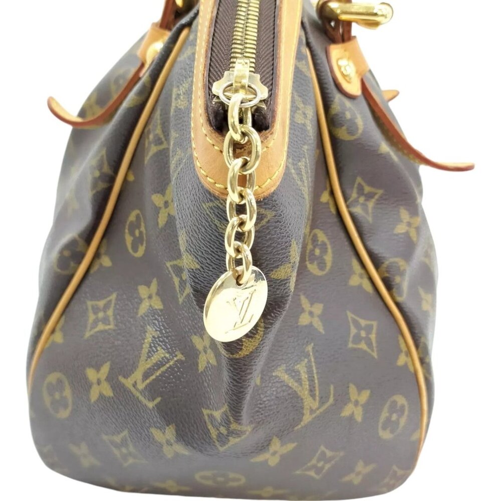 072411AL (S6) Louis Vuitton Tote Bag Tivoli GM Brown Monogram - Picture 2 of 9